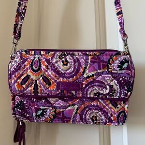 Vera Bradley Purple Pattern Crossbody Purse